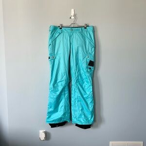 EUC Burton turquoise snow pants